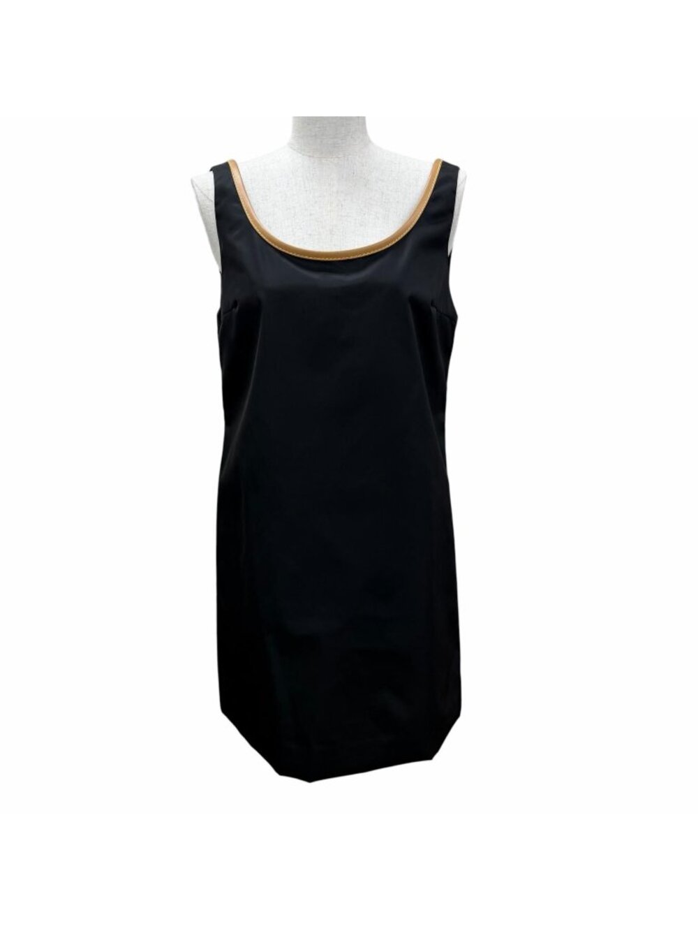 Prada Sleeveless Mini Length Dress Black 38
